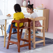 2023儿童餐椅实木大宝宝吃饭座椅可升降家用餐桌椅子高脚凳子