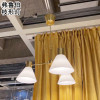 IKEA宜家吊灯罩装饰枝形灯 3枝 黄铜/玻璃弗鲁伯客厅餐厅灯具