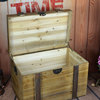 特大复古实木箱创意箱子茶几家居收纳整理箱套装带锁原木装饰道具