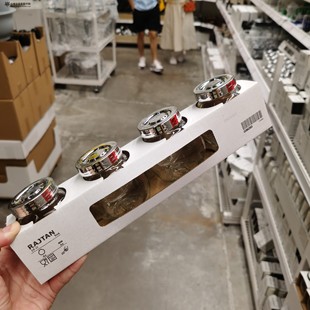 宜家IKEA 拉宜达 厨房用品调味罐玻璃调料套装 调味瓶4件套