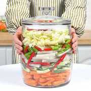 泡菜坛子玻璃瓶密封罐腌咸菜，泡菜罐大米缸，家用杂粮罐玻璃缸泡酒瓶