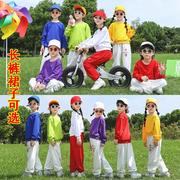 韩系儿童啦啦队演出服，班服糖果色幼儿园，爵士舞套装中小学生运动会