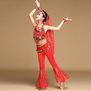 少儿肚皮舞演出服装女儿童节日舞蹈表演套装印度舞舞台比赛表演服