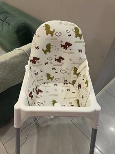 适合宜家宝宝餐椅坐垫婴儿高脚椅餐垫吃饭椅，靠垫安全带安洛迪配件