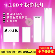 超薄30x120led洁净led平板灯，防水300x1200无尘净化车间手术室医院