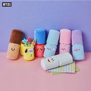 BT21 毛绒笔袋 卡通动漫周边可爱学生文具拉链笔筒