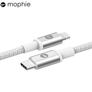 Mophie MFi认证PD快充数据线 iPhone13手机数据传输线USB-C to Lightning 适用苹果iPhone14Promax C-L快充线