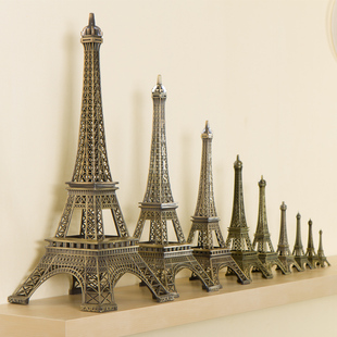 巴黎埃菲尔铁塔摆件模型艾菲尔铁塔家居房间客厅创意装饰品