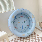 充气游泳池宝宝水池家用儿童室内玩水洗澡加厚可折叠海洋球池