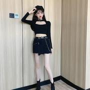 现代爵士舞蹈服女韩版明星打歌服女团演出服性感DS领舞服蹦迪套装