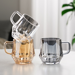 家用玻璃杯耐高温茶杯水壶杯子家庭，套装喝水杯子茶壶轻奢北欧创意