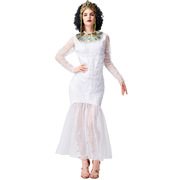 万圣节服装古罗马公主，鱼尾长裙成人，希腊女神cosplay埃及木乃伊