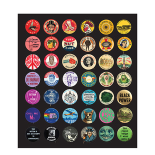 buttonpower纽扣徽章的力量125年的设计历史流行文化视觉文化pop英文原版