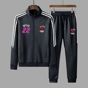 巴特勒运动套装男女春秋季热火22号篮球，训练长裤长袖外套休闲衣服