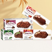 24盒哈根达斯脆皮条冰淇淋，盒装香草巧克力味雪糕法国进口