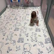 纯棉宝宝爬行垫布保护套罩婴儿爬爬垫毯子地垫儿童折叠防滑水洗