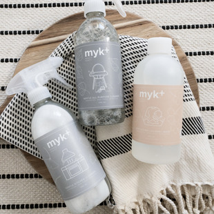 丹麦MYK+洣洣温和纯净酵素/羊毛丝绸/白色衣物洗衣液980ML