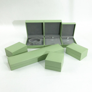 青铜绿直角首饰盒珠宝包装盒戒指盒项链盒手镯手链饰品盒子