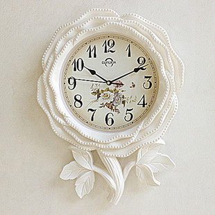 豪华欧式钟表客厅艺术大挂钟时尚创意3D静音石英钟墙壁时钟