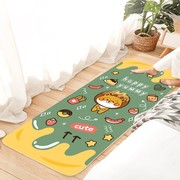 儿童卡通动漫床前地毯卧室，床边d毯长条房间，地垫床尾满铺定制