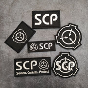 SCP基金会超自然现象刺绣魔术贴徽章补丁布贴个性服饰肩章背包贴