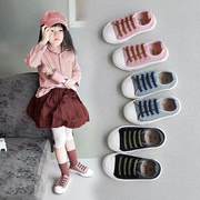 儿童飞织板鞋2021春季网眼韩版休闲魔术贴男童女童软底低帮单鞋子