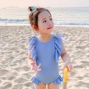 小孩泳衣b女三件套宝宝2020小儿童泳衣夏小朋友可爱泳装韩式