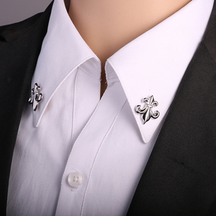 个性男士西装胸针船锚领针 领扣潮西服领花配饰衬衫徽章领扣