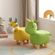 儿童大象凳子羊驼动物坐凳网红客厅椅子凳子矮凳造型创意可爱狗牛