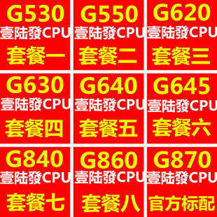 g530g550g620g630g640g645g840g860g870双核1155针cpu