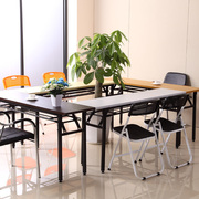 培训桌 折叠桌 课桌p会 培训台 条形椅议桌 双 长条桌层阅