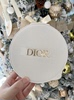 dior迪奥圆饼化妆包饭桶包白色(包白色，)简约时尚，手拿包可改造收纳洗漱