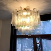 意大利玻璃管吊灯北欧后现代轻奢创意客厅餐厅，卧室别墅样板房灯具