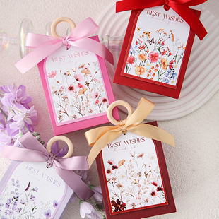 喜糖盒结婚糖盒高级感婚礼小众创意定制订婚精致手提新中式喜礼盒