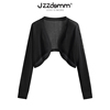 九州诚品/JZZDEMM黑色小披肩女冰丝薄款尖底设计感外搭时尚空调衫