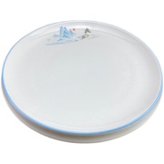 陶瓷西餐盘牛排盘创意网，红西式早餐盘高脚圆盘平盘家用盘子
