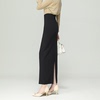 长款半身裙24春季通勤韩版显瘦黑色包臀裙高腰，气质长裙一步裙