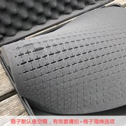 极速中号手提黑色航模铝箱工具箱 样品展示色卡箱 铝合金仪器箱配