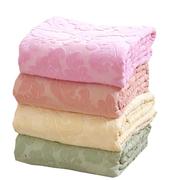 老式毛巾被纯棉单人双午加厚全棉，提花被毛巾毯床单盖毛毯夏季薄款