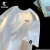 乔丹运动短袖t恤男2024夏季休闲棉t半袖，上衣女款白色宽松体恤