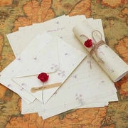 小清新情书浪漫复古信纸，信封套装简约信签纸中国风写信纸创意