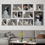 照片墙组合定制8寸10寸相框挂墙洗相片做成客厅背景墙装饰免打孔
