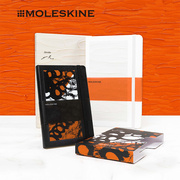 moleskinedetour艺术家任天进联名款艺术水墨横线笔记本，a5手帐a6