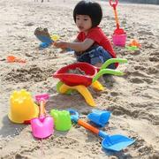 海滩玩具儿童挖沙套装女孩男孩，沙滩家用玩沙土，大号户外小孩子玩