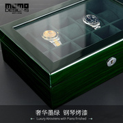 手表收纳盒高档实木质钢琴，烤漆放腕表的收藏盒手串首饰盒男士