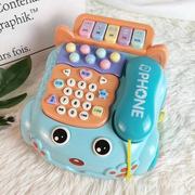 儿童电话机仿真座机玩具灯光音乐多功能早教宝宝益智玩具
