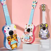 儿童可弹奏心型尤克里里初学国潮风儿童玩具吉他启蒙早教音乐