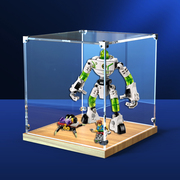 一体式展示盒适用乐高71454 马泰奥和机器人小博拼装高清收纳盒子