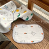 新生儿专用枕头婴儿秋冬云片枕，纯棉吸汗透气枕垫，防吐奶平枕0-1岁