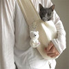 猫包外出便携宠物猫咪狗狗，背包斜挎装猫的小型犬帆布包包单肩猫袋